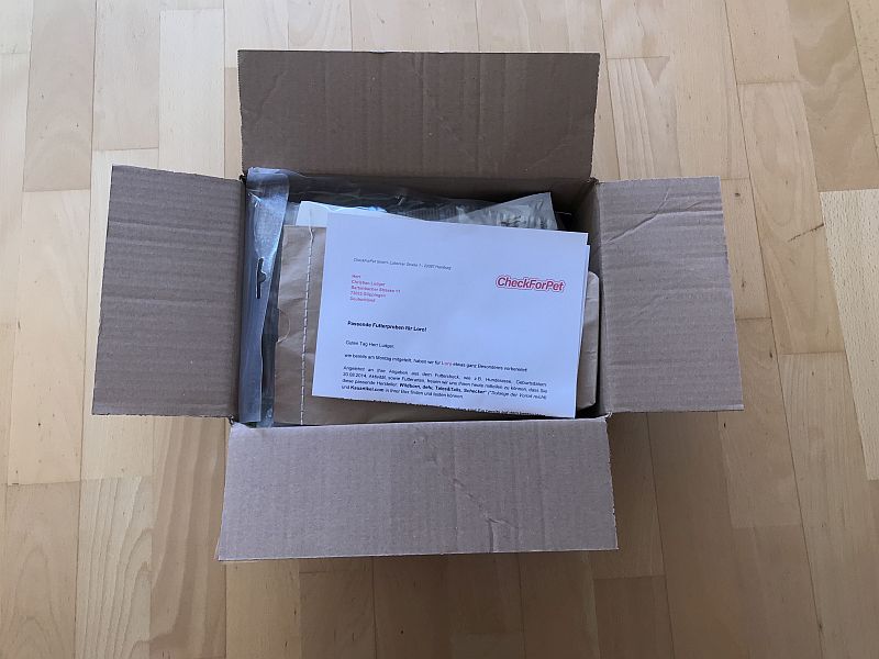 Paket mit Futterproben für Deinen Dalmatiner